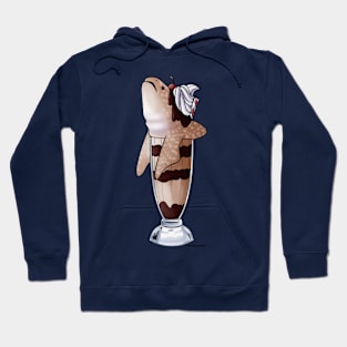 Peanut Butter Chocolate Whale Milkshark Hoodie